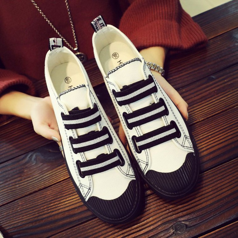 Korean Style Slip-On Canvas Sh - Street Fashion Hong Kong recension och pris