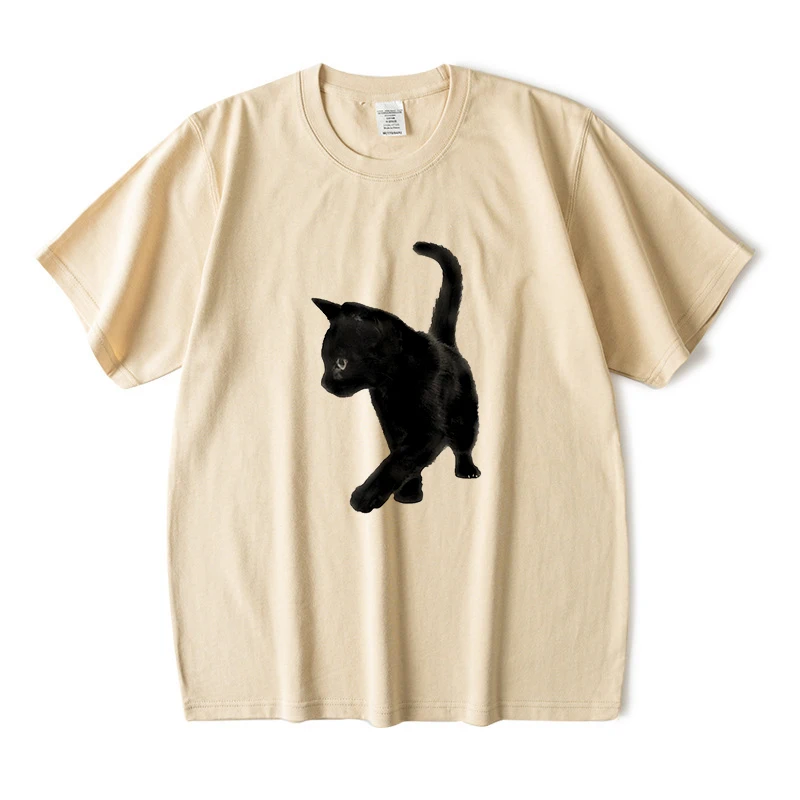 Women's cute cat printed short - Fashion Street Cat recension och pris