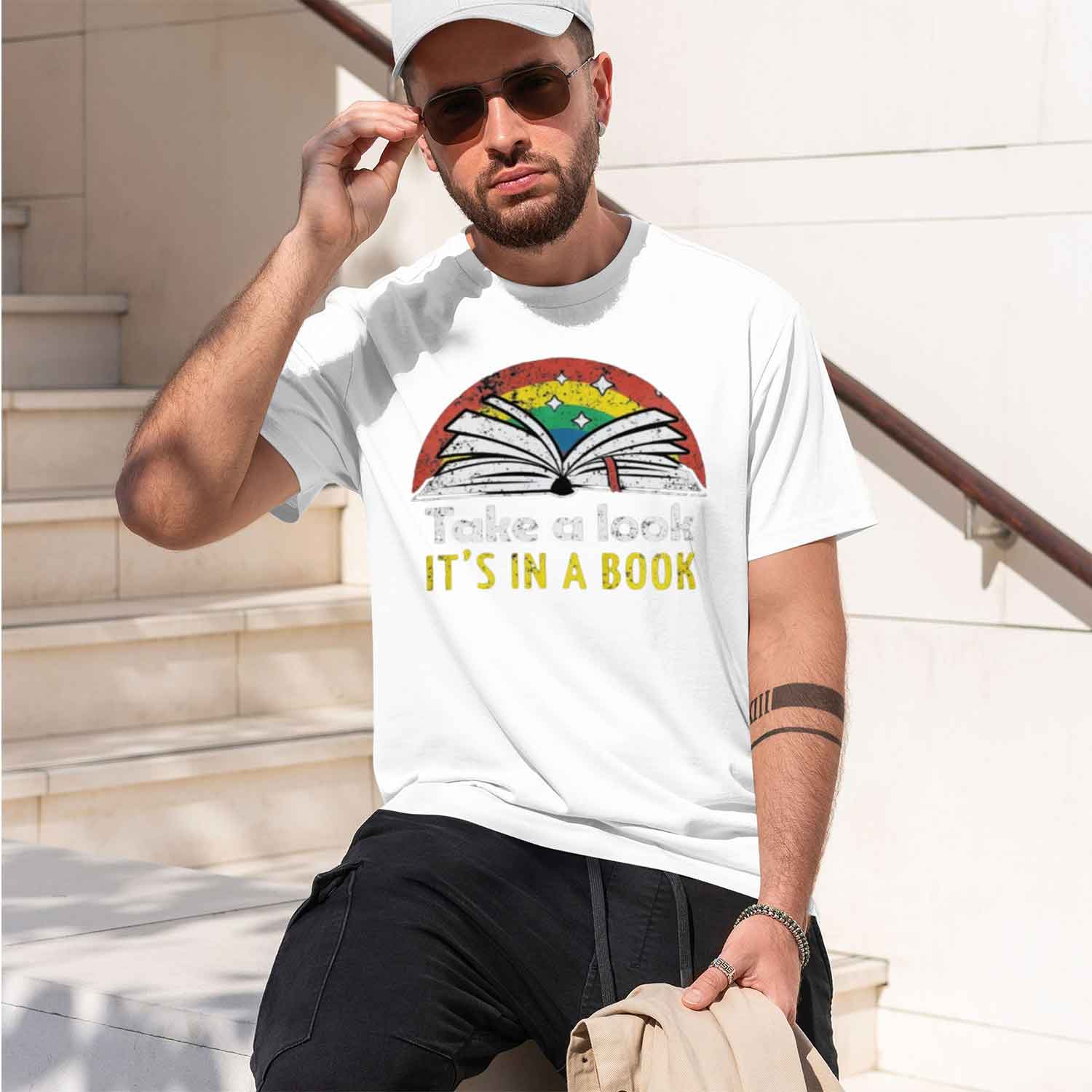 Book Grh Shirt Retro Reading T - Street Fashion China Models recension och pris