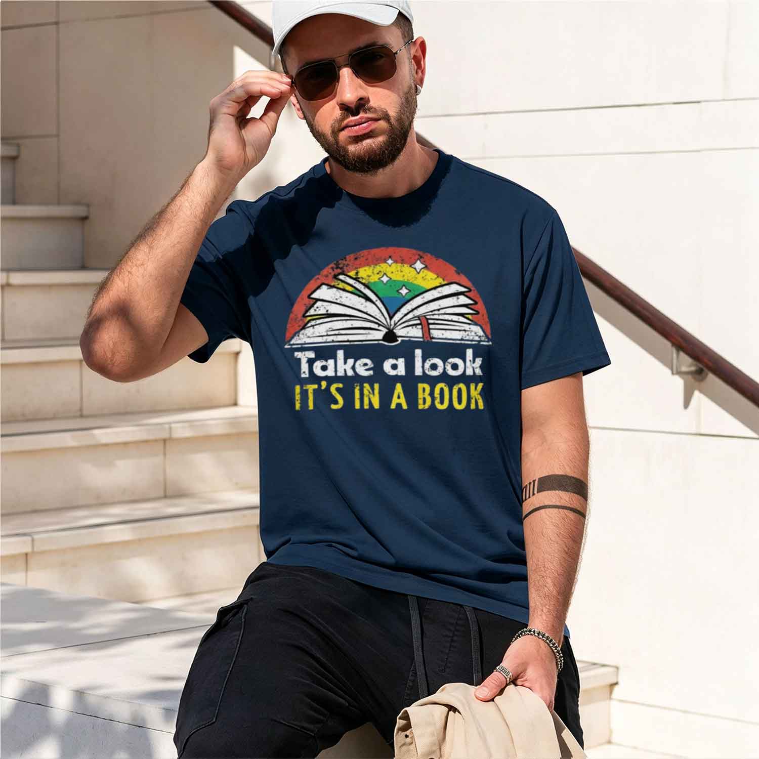 Book Grh Shirt Retro Reading T - Street Fashion China Models recension och pris