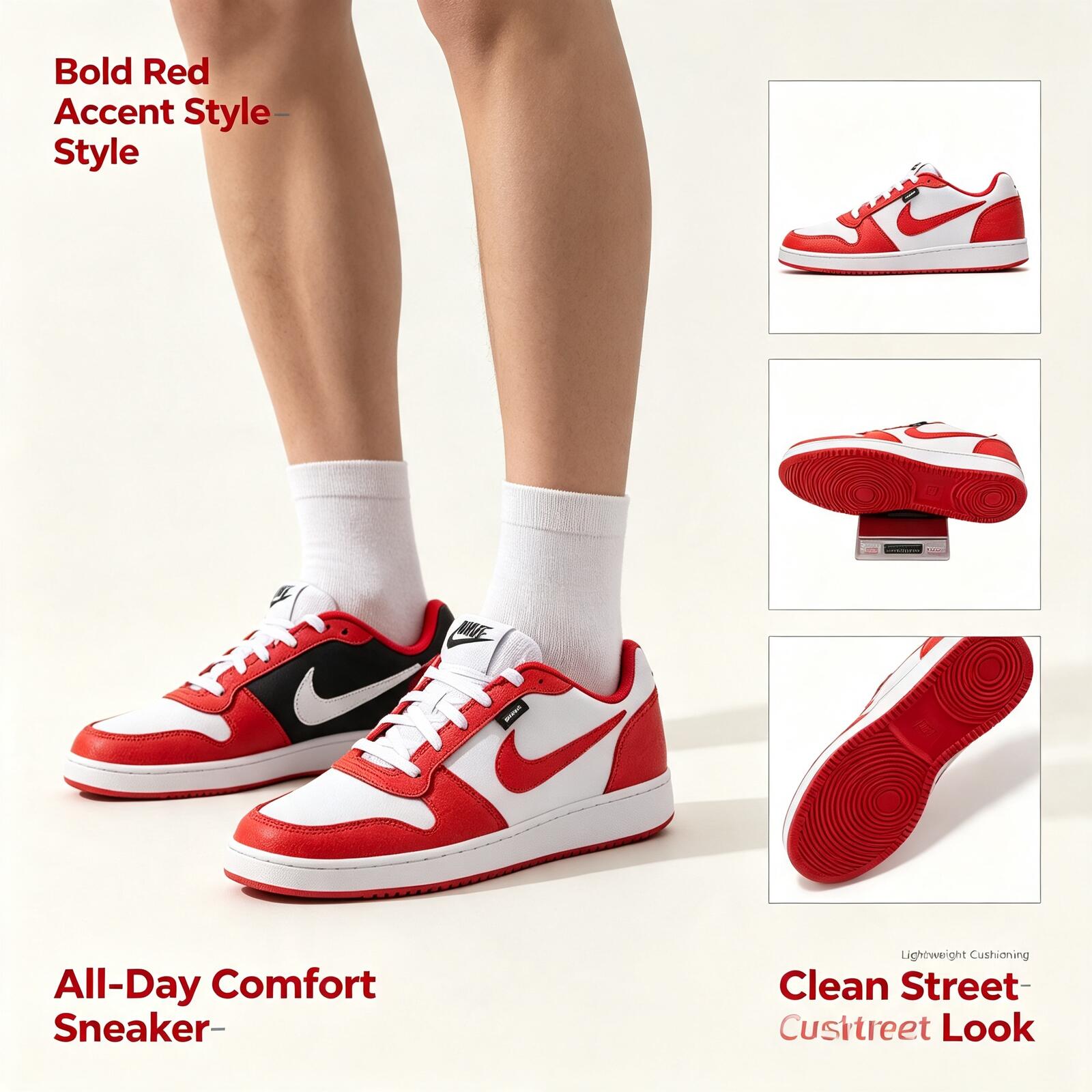 Nike Men's Ebernon Low Prem Lo - Street Fashion Nike recension och pris