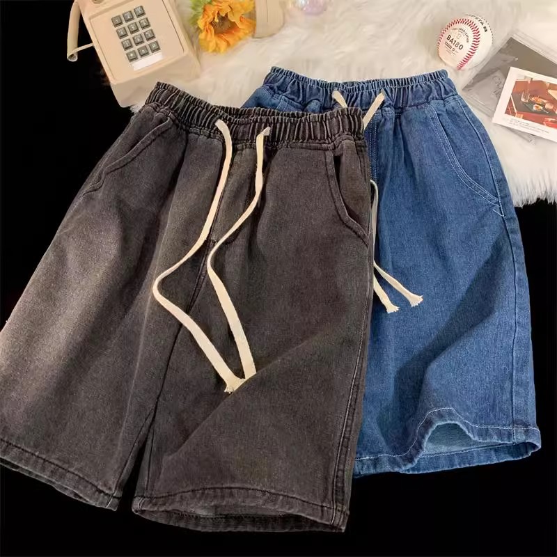 2026 New Korean Style Vintage  - Street Fashion Jeans recension och pris