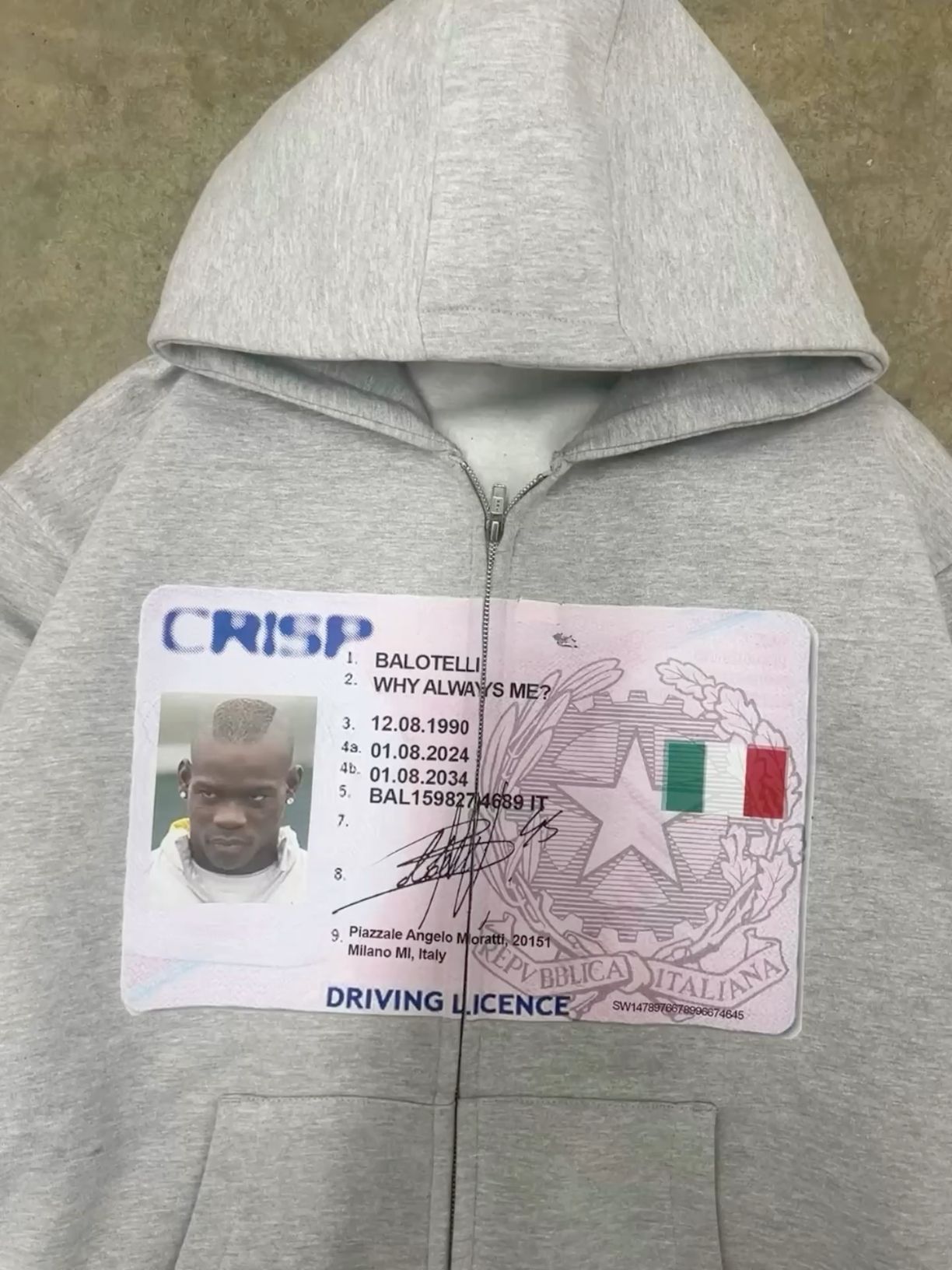 Y2K retro grey zip hoodies fas - Street Fashion New York recension och pris