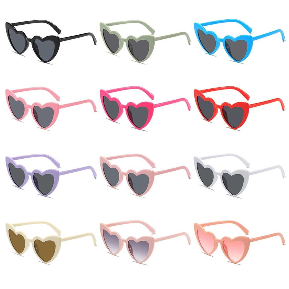UV Protection Heart-Shaped Sun - Street Fashion Vintage recension och pris