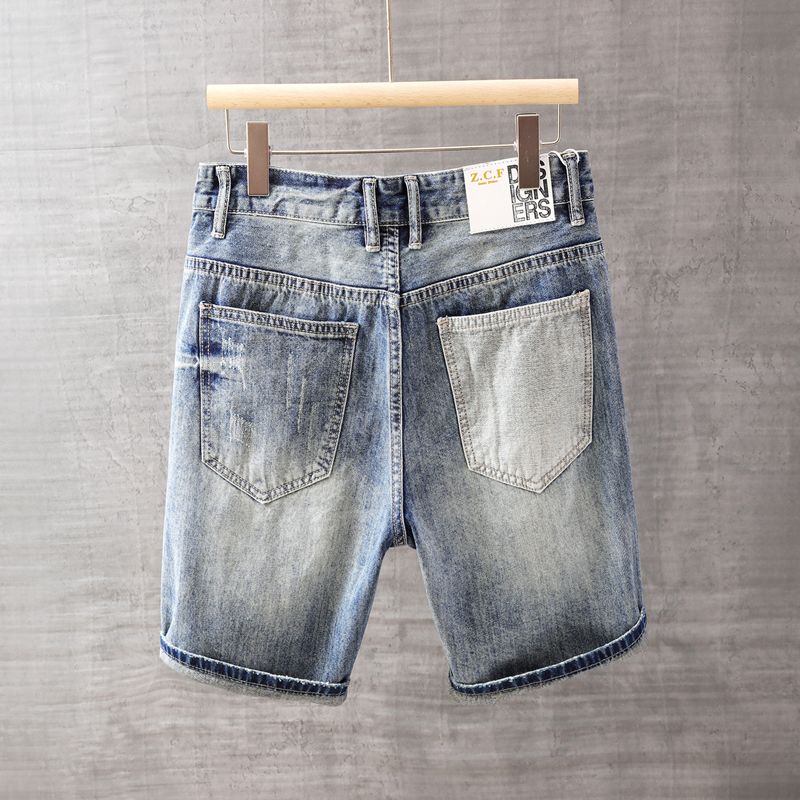 Men's Short Jeans Pants with P - Street Fashion Jeans recension och pris