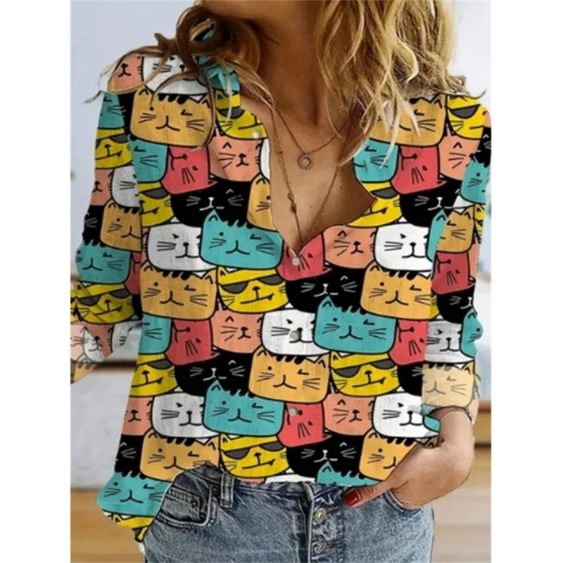 Autumn Women Clothing Cute Ani - Fashion Street Cat recension och pris