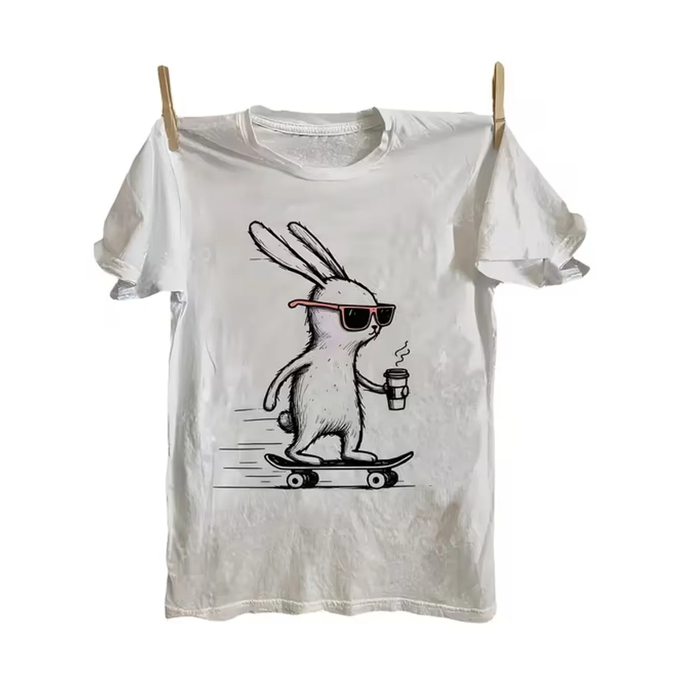 Mens T Shirt White Pure Cotton - Street Fashion Events recension och pris