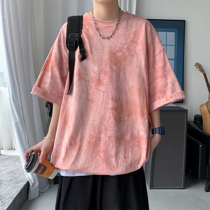 Black Tie Dye Short Sleeve T-S - Street Fashion Hong Kong recension och pris
