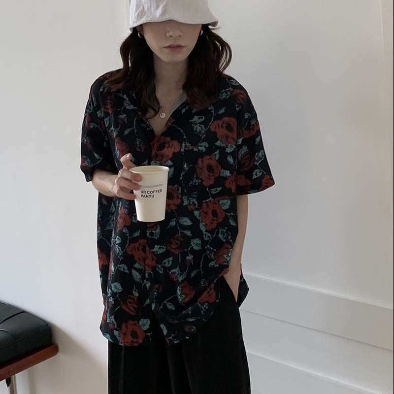 Shirts Women Retro Fashion Sum - Street Fashion Hong Kong recension och pris