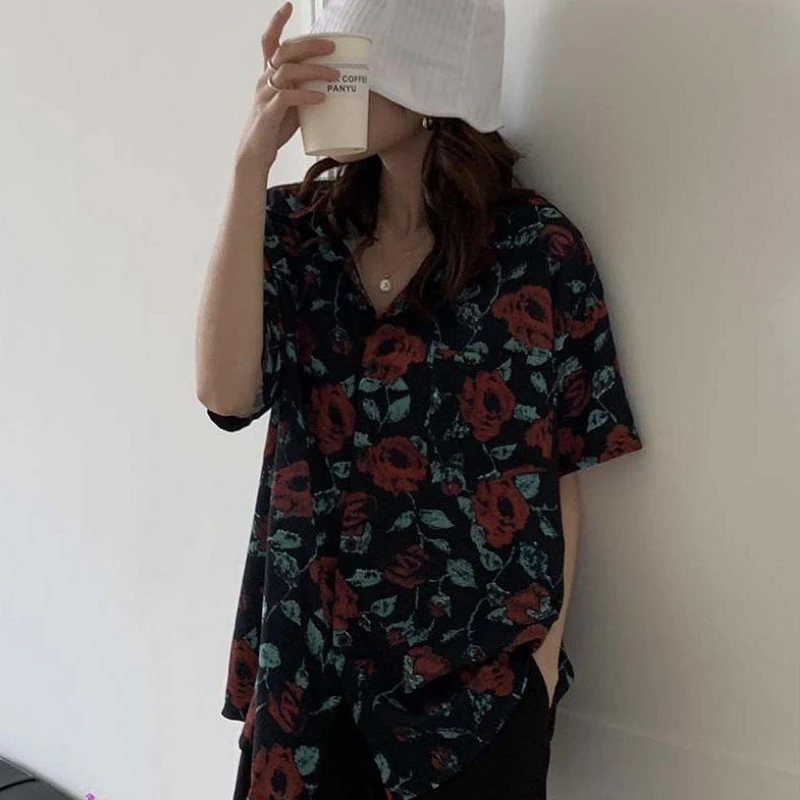 Shirts Women Retro Fashion Sum - Street Fashion Hong Kong recension och pris