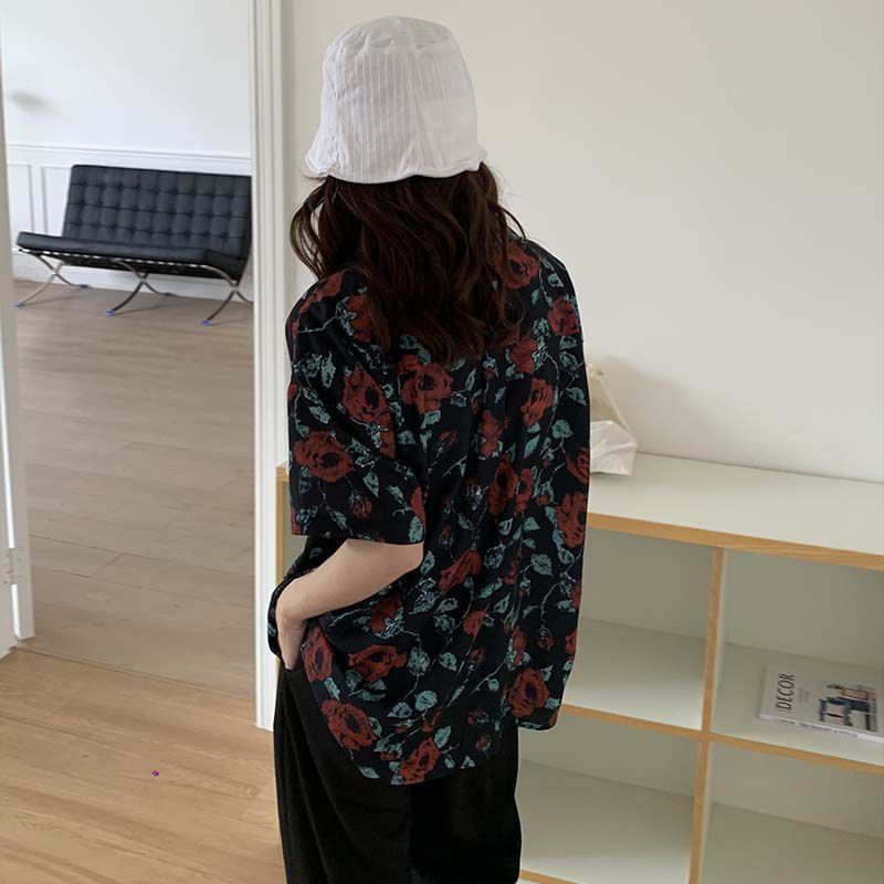 Shirts Women Retro Fashion Sum - Street Fashion Hong Kong recension och pris