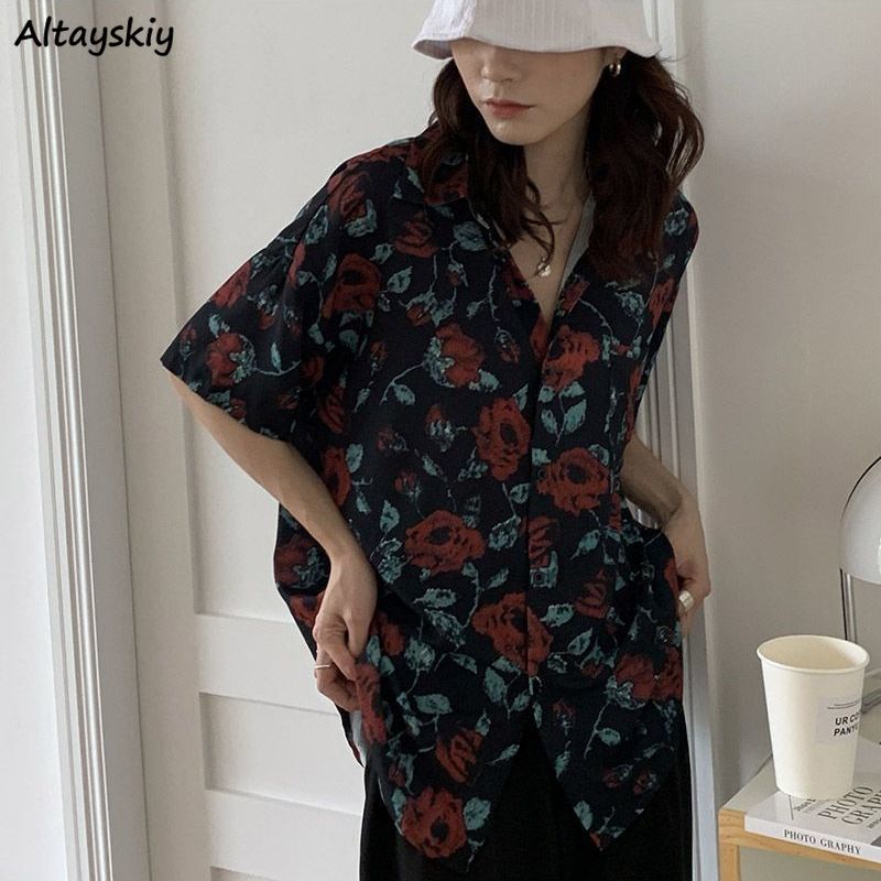 Shirts Women Retro Fashion Sum - Street Fashion Hong Kong recension och pris