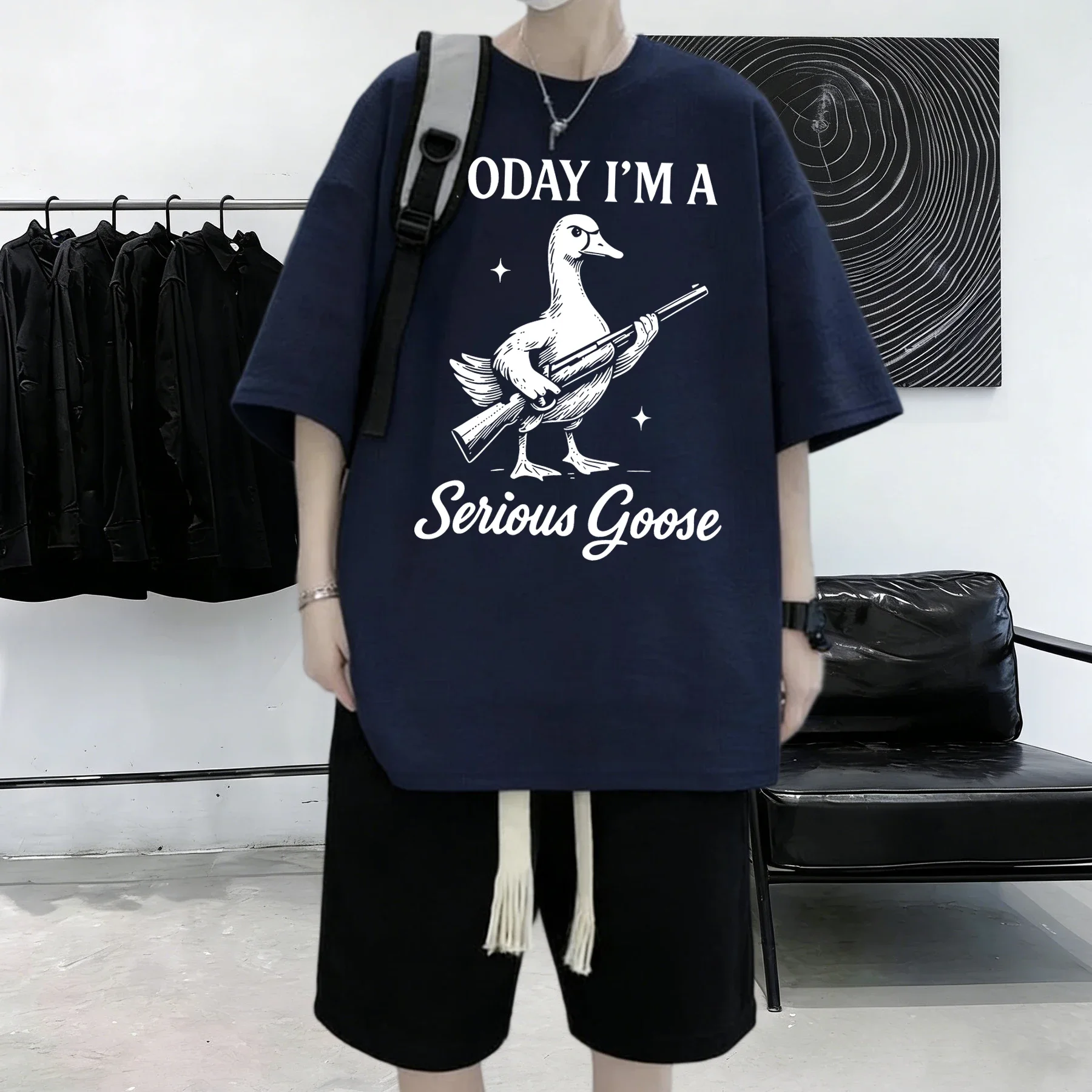 Today I Am A Serious Goose Pat - Street Fashion Vintage recension och pris