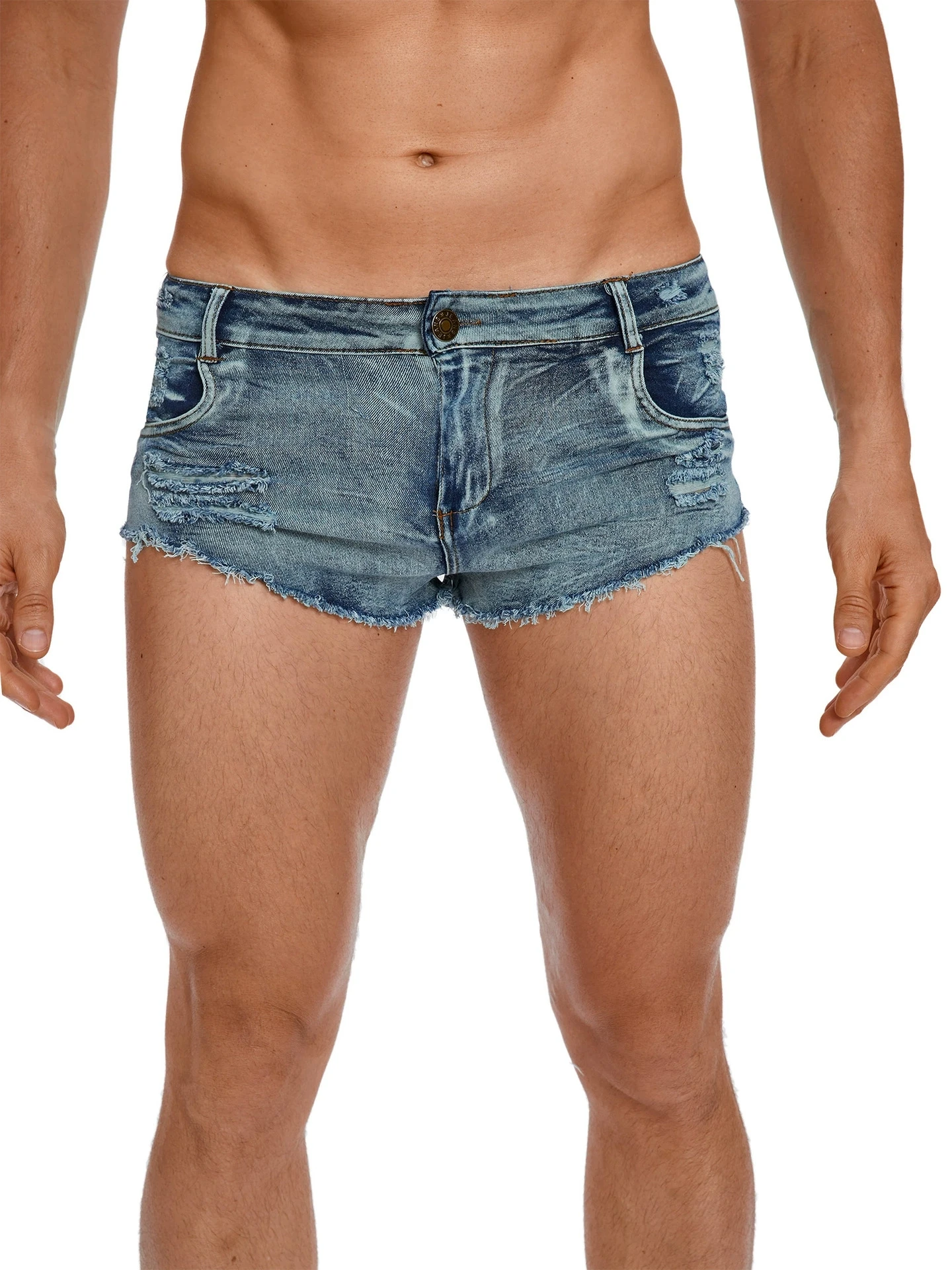 Men's Low Waist Jeans Shorts F - Street Fashion Jeans recension och pris