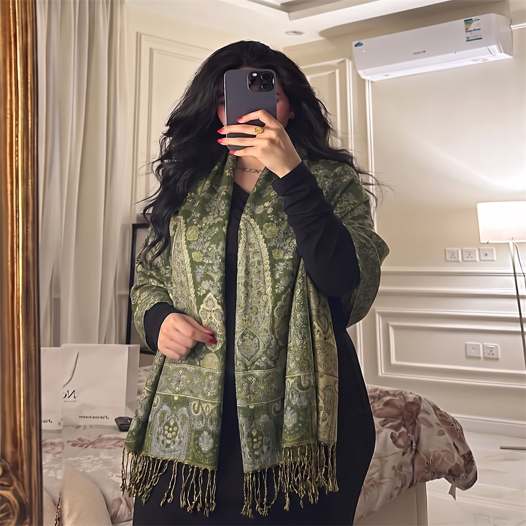 Fashion Paisley Jacquard Tasse - Street Fashion Hijab recension och pris
