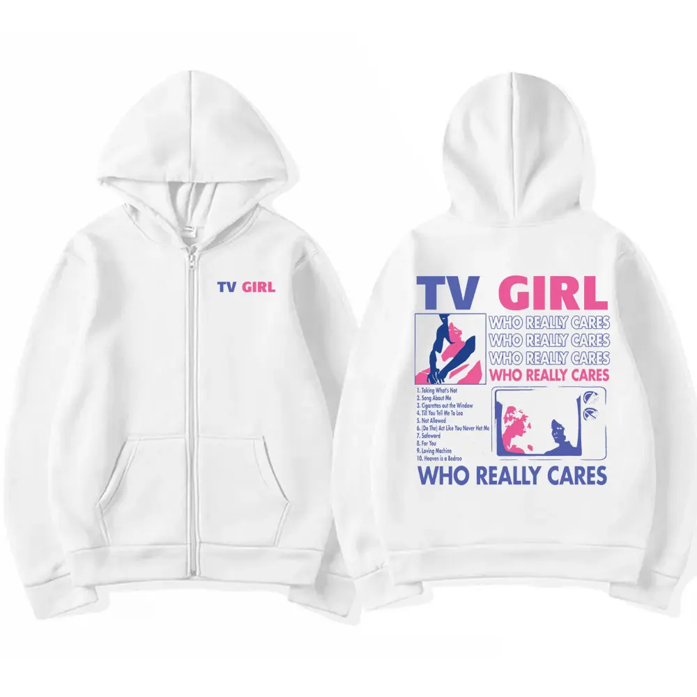 Men Women TV Girl Who Really C - Graphic Hoodie Streetwear recension och pris