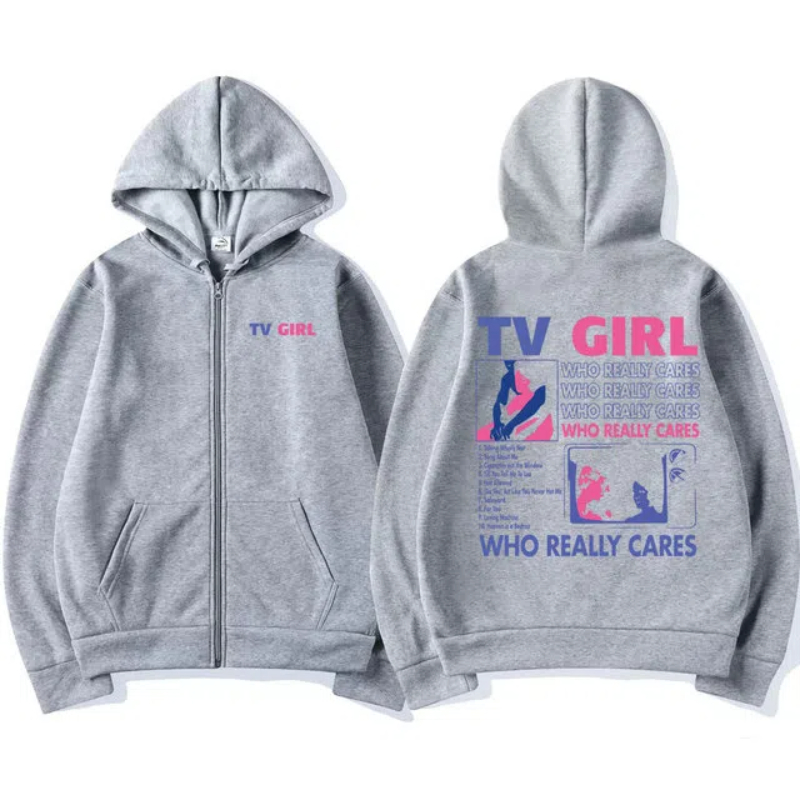 Men Women TV Girl Who Really C - Graphic Hoodie Streetwear recension och pris