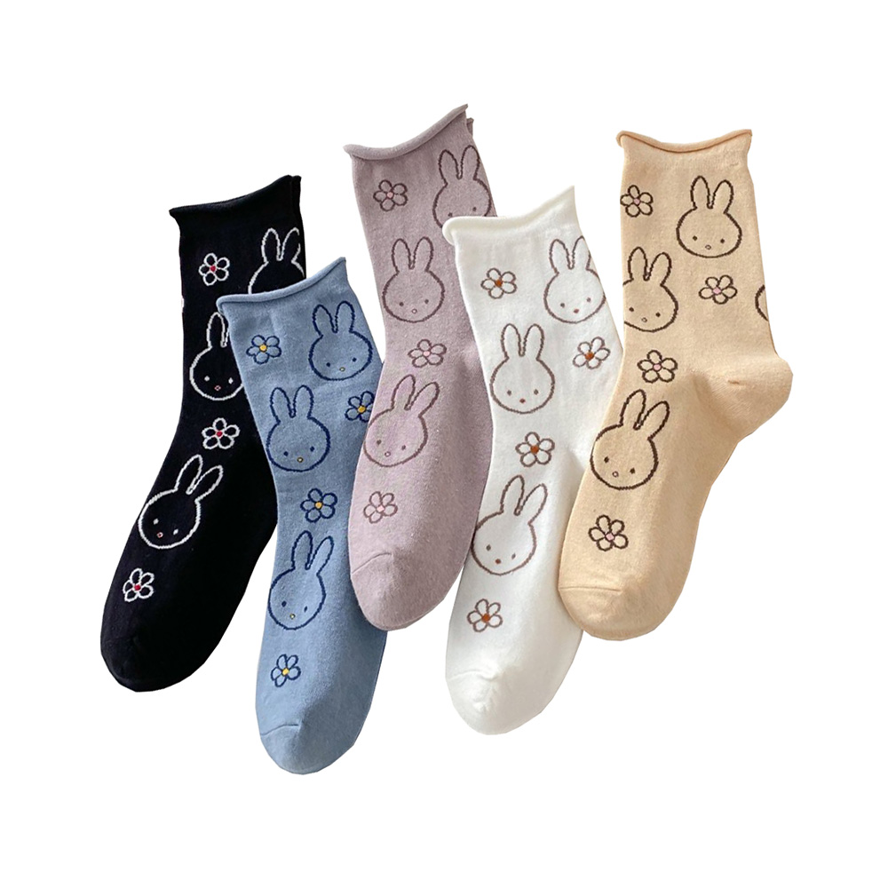 5 Pair Cute Funny Cartoon Rabb - Street Fashion Style Youtube recension och pris